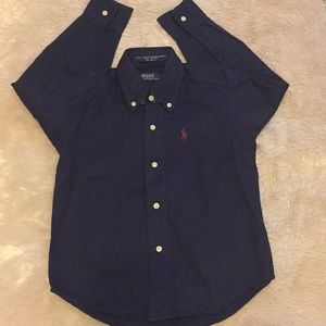 Polo by RL Shirt boys Size 6, Navy blue